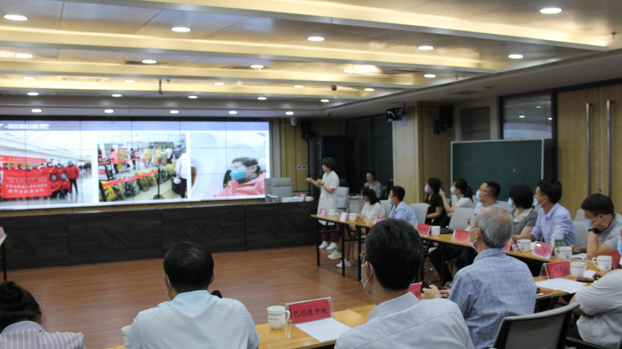 抗议故事：慰问附属医院援鄂医疗队，开展向模范学习活动